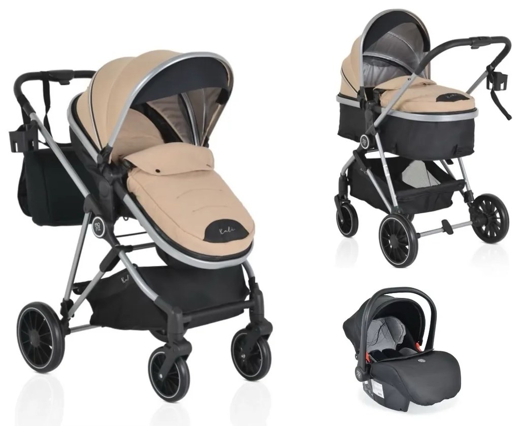 CANGAROO ΠΟΛΥΚΑΡΟΤΣΙ 3 ΣΕ 1 ΜΕΤΑΤΡΕΠΟΜΕΝΟ ΜΕ ΚΑΘΙΣΜΑ ΑΥΤΟΚΙΝΗΤΟΥ KALI KHAKI 3800146236151-3