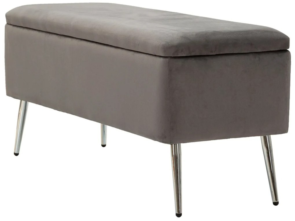 Σκαμπό με Αποθηκευτικό χώρο SILVERY 42x112