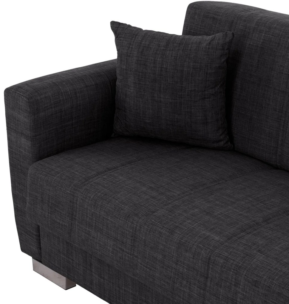 Καναπές - Κρεβάτι Polya 2θέσιος Γκρί 150x84x88 εκ. 150x84x88 εκ.