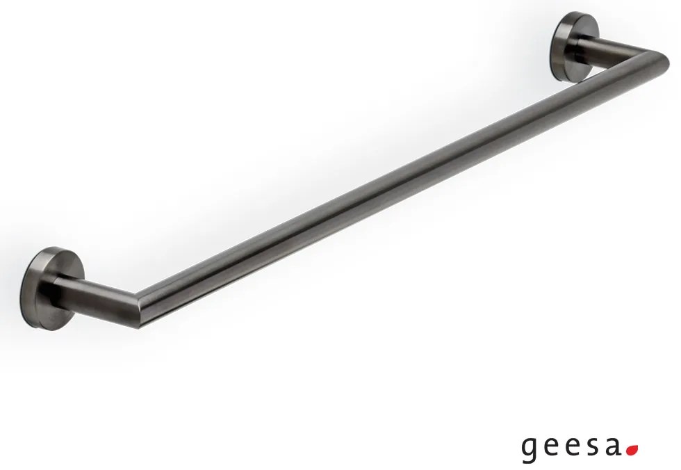 Πετσετοκρεμάστρα Επίτοιχη 60 εκ. Geesa Nemox Black Brushed 6507/60-410