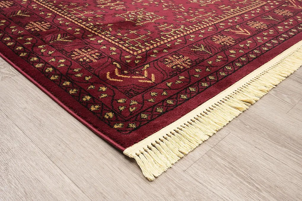 ΧΑΛΙ PERSIA   315 BURGUNDY ΜΕ ΚΡΟΣΣΙ - 160X230  NewPlan