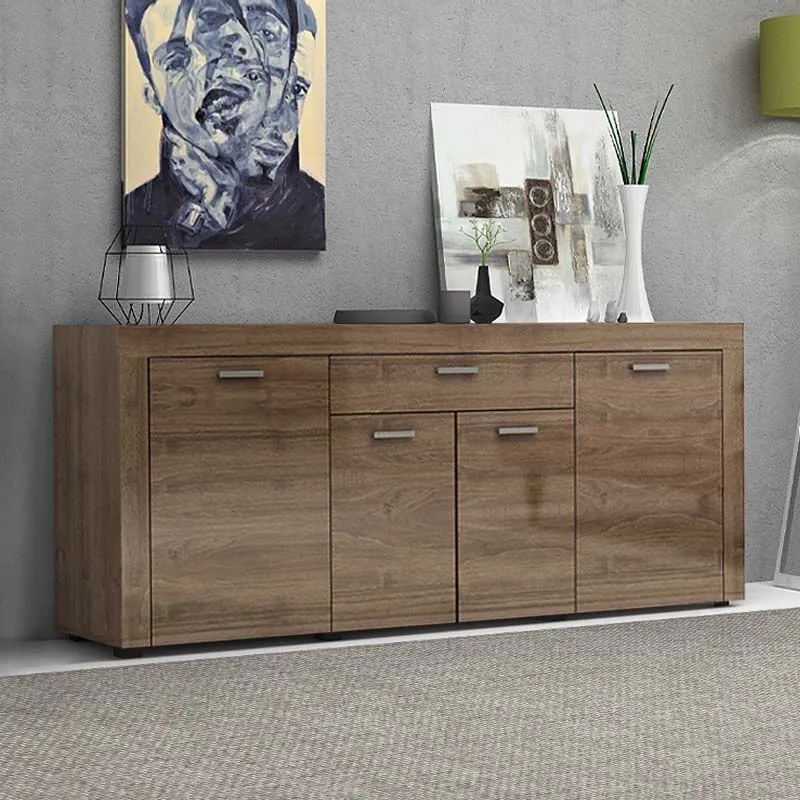 Μπουφές Joseph Megapap χρώμα καρυδί 177x40x76εκ.