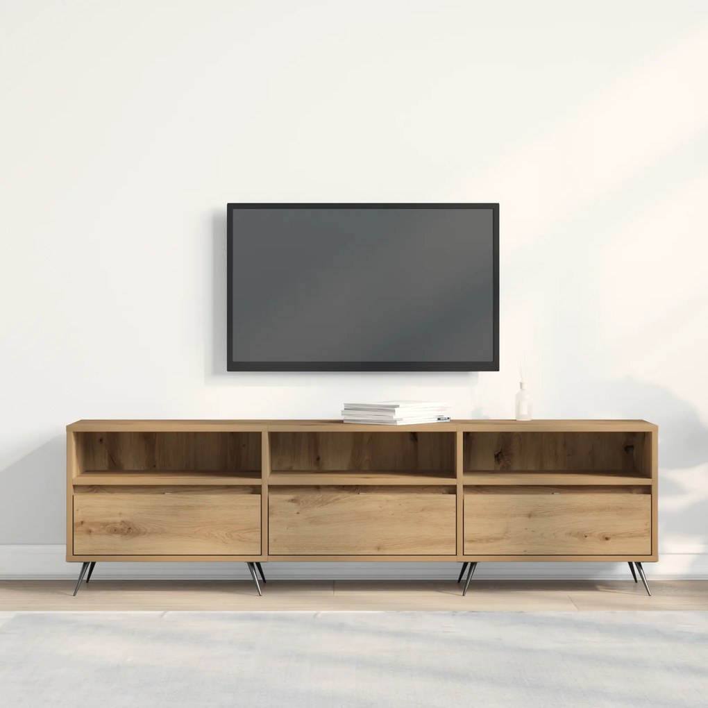 vidaXL Ντουλάπι τηλεόρασης Artisan Oak 150x30x44,5 εκ. Επεξεργασμένο ξύλο