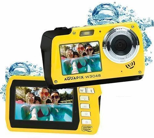 AQUAPIX WATERPROOF 4K CAMERA W-3048 YELLOW EDGE