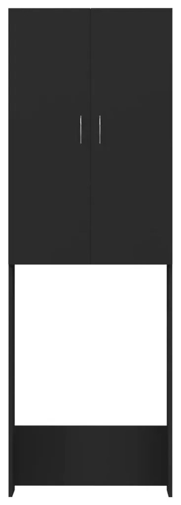 Ντουλάπι Πλυντηρίου Μαύρο 64 x 25,5 x 190 εκ.