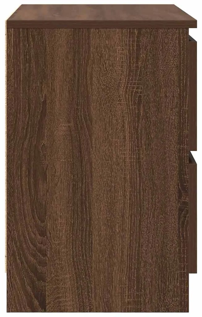 vidaXL Έπιπλο Τηλεόρασης Καφέ Δρυς 60x35x54 εκ. Επεξεργασμένο Ξύλο