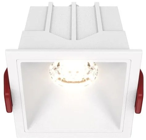 Χωνευτό Σποτ Οροφής Alfa LED 10W 3000K Λευκό DL043-01-10W3K-SQ-W MAYTONI-DL043-01-10W3K-SQ-W-Λευκό DL043-01-10W3K-SQ-W