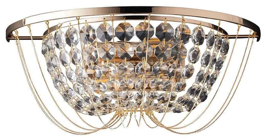 Φωτιστικό Τοίχου - Απλίκα I-Vienna-AP Oro Gold Luce Ambiente Design Crystal