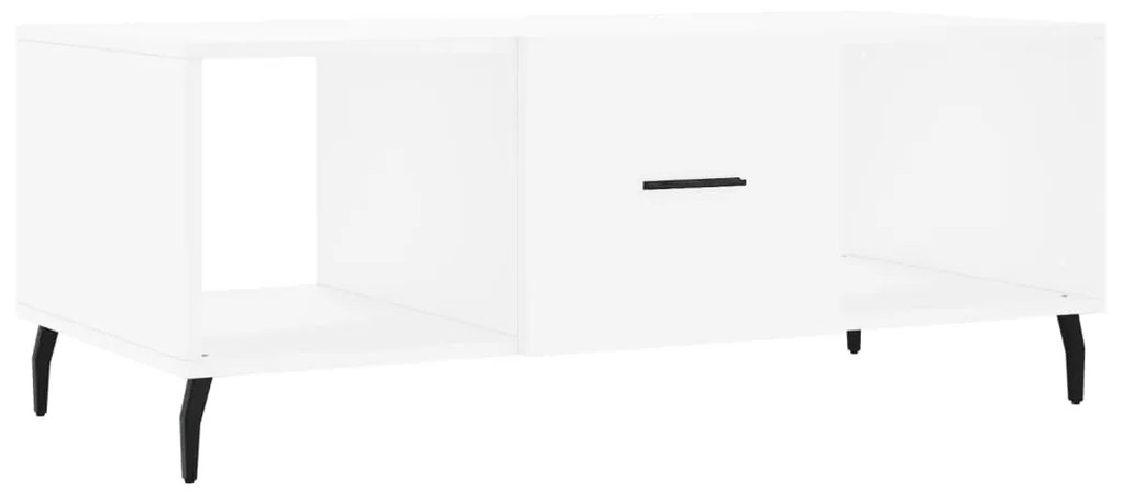 vidaXL Τραπεζάκι Σαλονιού Λευκό 102x50x40 εκ. από Επεξεργασμένο Ξύλο