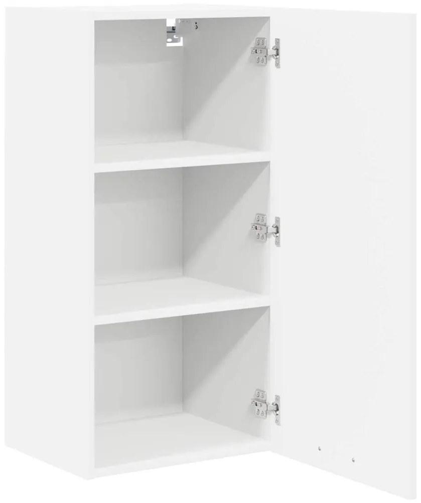 vidaXL Κρεμαστό ντουλάπι Λευκό 40 x 31 x 80 εκ. Επεξεργασμένο ξύλο