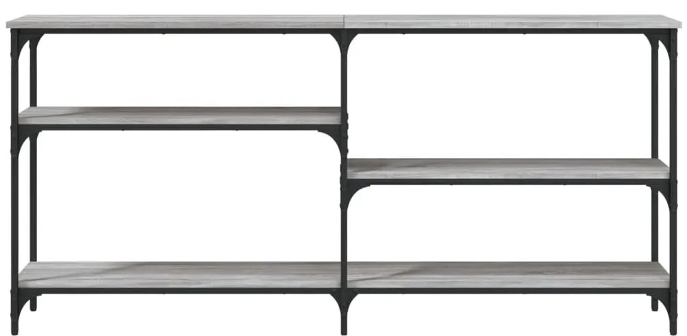 Τραπέζι Κονσόλα Γκρι Sonoma 160x29x75 εκ. Επεξεργασμένο Ξύλο - Γκρι