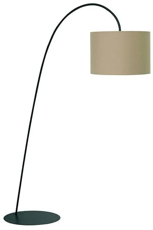 Φωτιστικό Δαπέδου Alice I L 3464 Coffee-White Nowodvorski Steel,Fabric