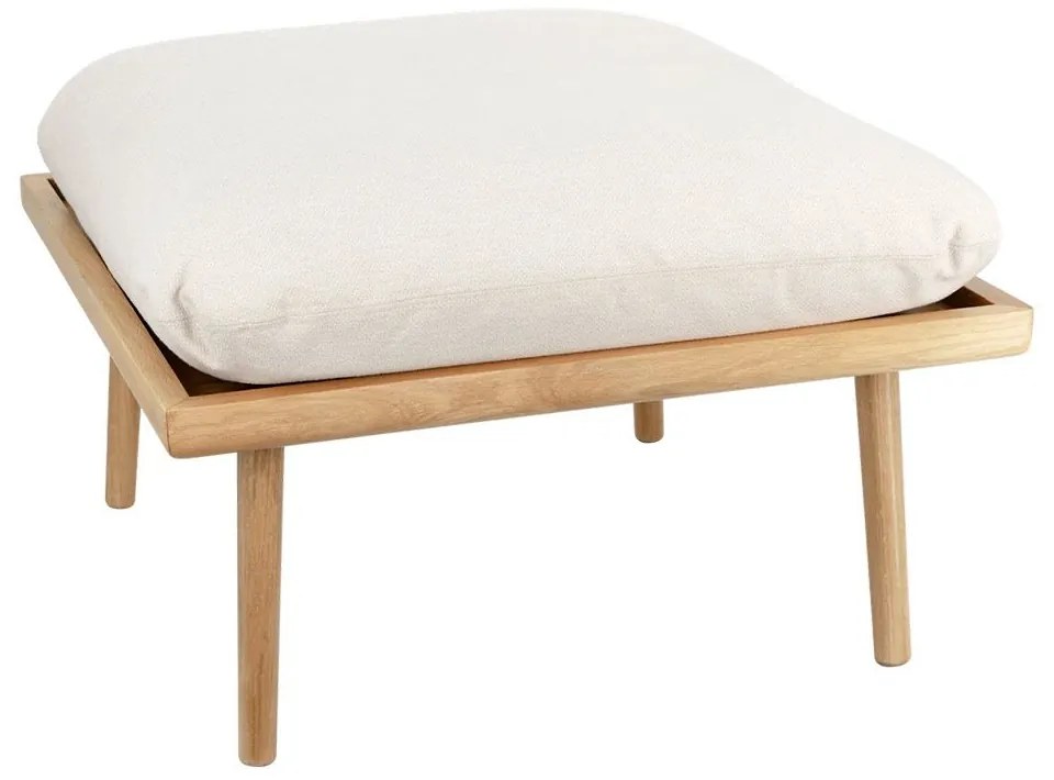 Τραπεζάκι Lounge Around Shuffle 5552C720-02 71.4x71.4x40.3cm Oak-White Sands Umage