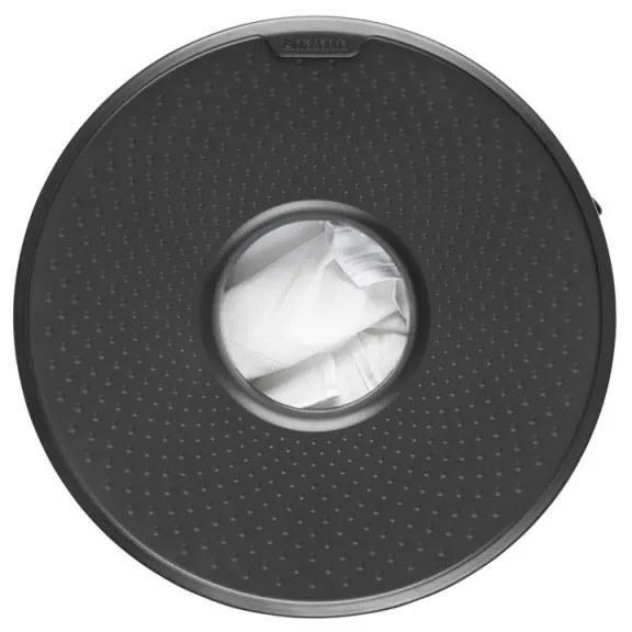 Brabantia 1004179 Καλάθι πλυντηρίου, 60 L, πλαστικό καπάκι, πλήρωση χωρίς άνοιγμα, οπές εξαερισμού, λευκό