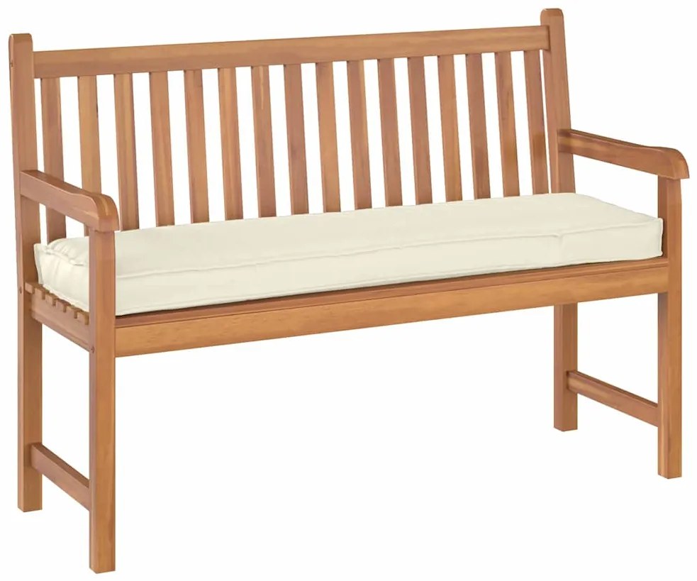 vidaXL Μαξιλάρι παλέτας για πάγκο Κρεμ 140 x 40 x 8 εκ. Ύφασμα Oxford