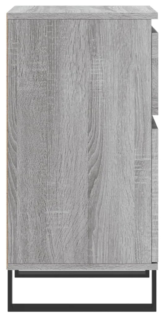 vidaXL Συρταριέρα Γκρι Sonoma 40 x 35 x 70 εκ. από Επεξεργασμένο Ξύλο