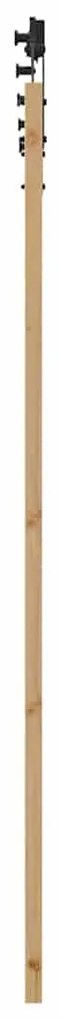 vidaXL Συρόμενη Πόρτα ORKDAL Καφέ 93 x 202 cm Μασίφ ξύλο πεύκου