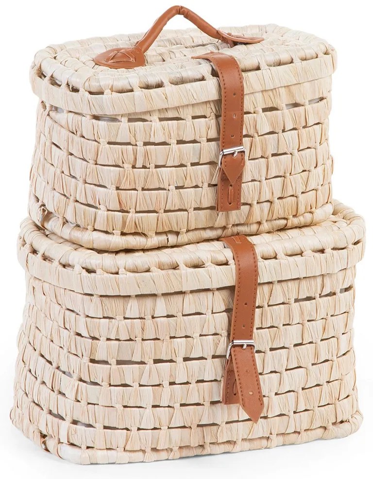 Καλάθια Αποθήκευσης (Σετ 2τμχ) ChildHome Corn Husk BR74805