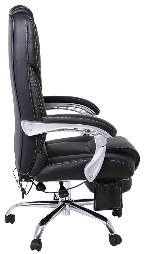 Massage-Relax Πολυθρόνα Bf9350 Pu Μαύρο . Διάσταση: 68x64-135x118/127cm