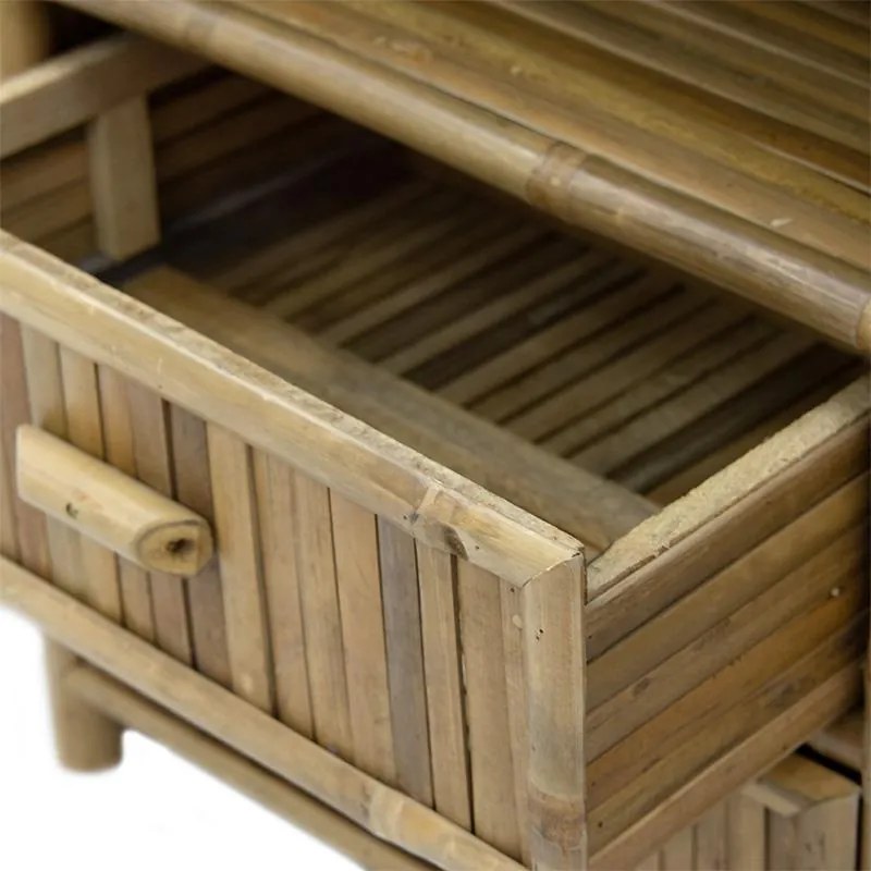 Κομοδίνο Ofra bamboo φυσικό 56x46x69εκ 56x46x69 εκ.
