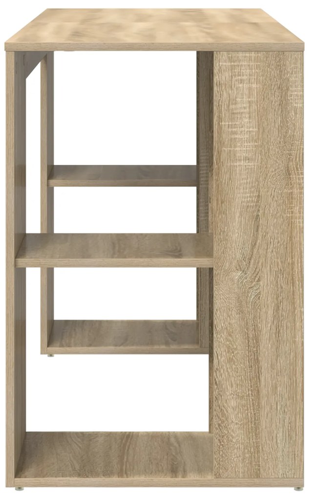 vidaXL Γραφείο Sonoma Oak Sonoma oak Επεξεργασμένο ξύλο
