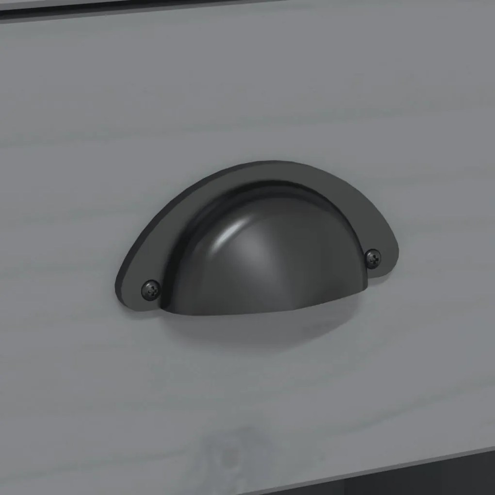 vidaXL Τραπέζι Κονσόλα BODO Γκρι 91x35x74 εκ. Μασίφ Ξύλο Πεύκου