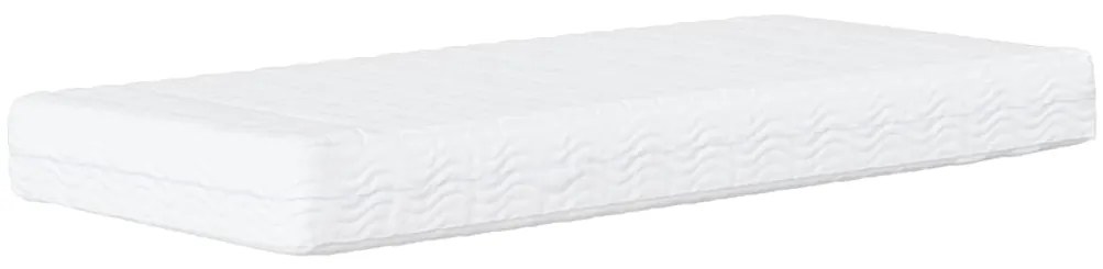 vidaXL Κρεβάτι με Στρώμα Taupe 80x200 εκ. Υφασμάτινο