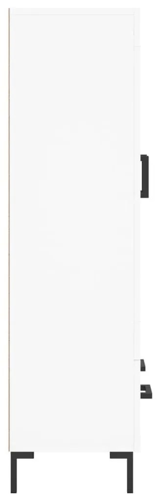 Ντουλάπα Λευκή 69,5 x 31 x 115 εκ. από Επεξεργασμένο Ξύλο - Λευκό