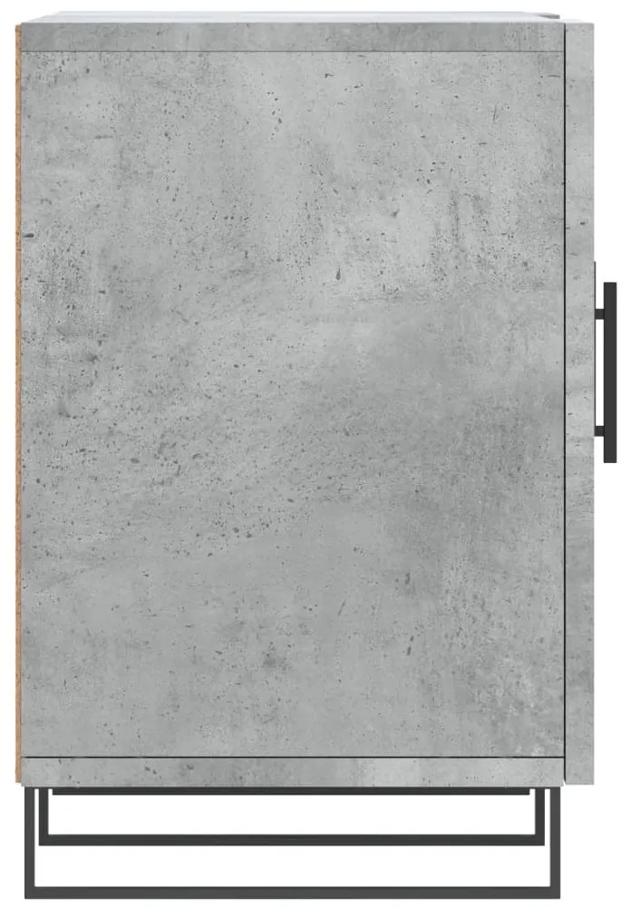 vidaXL Έπιπλο Τηλεόρασης Γκρι Σκυροδέματος 150x30x50 εκ. Επεξ. Ξύλο