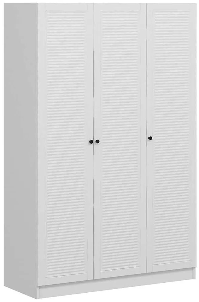 Ντουλάπα Τρίφυλλη Kale 506MNR2291 135x52x210cm White Τρίφυλλη