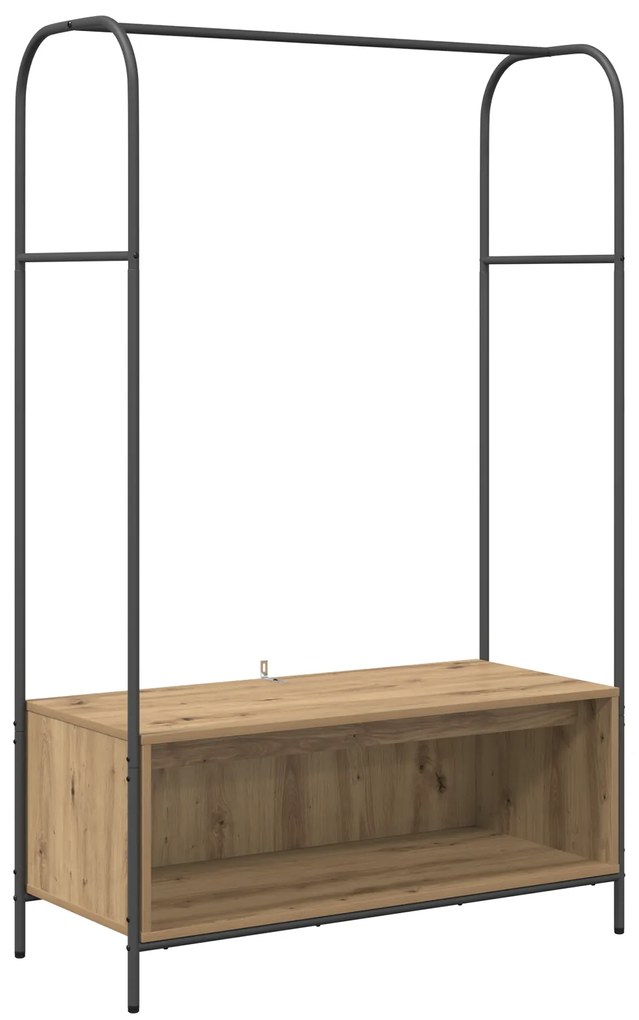 vidaXL Ράφι Ρούχων Καρυδιά 100x44x160 εκ.