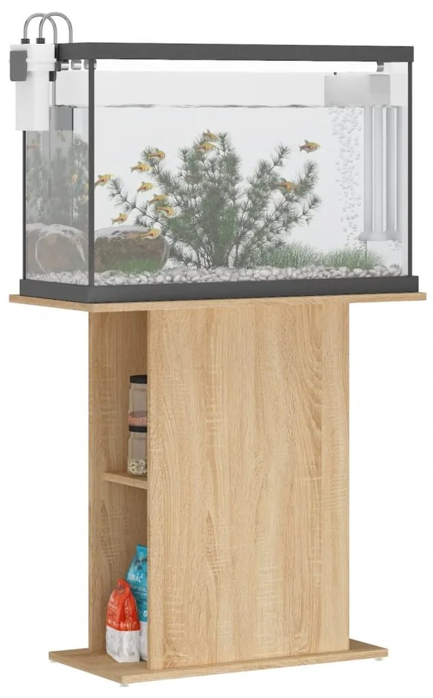 vidaXL Βάση Ενυδρείου Sonoma Δρυς 75x36x72,5 εκ. από Τεχνητό Ξύλο
