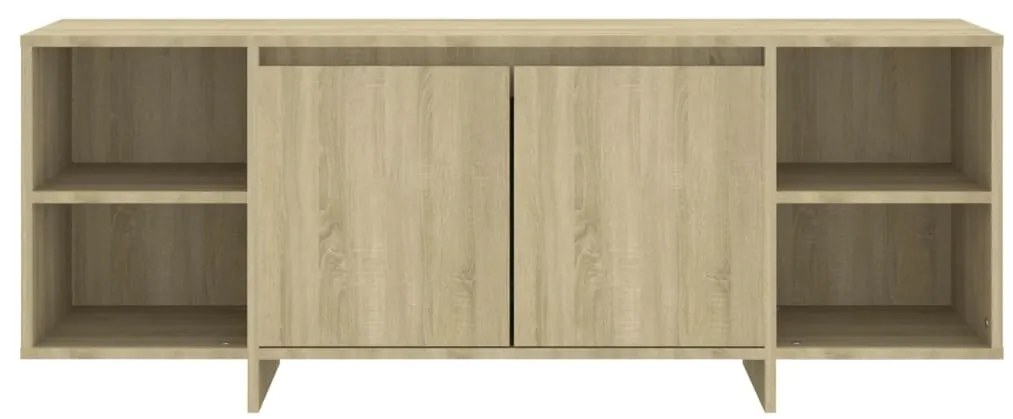 vidaXL Έπιπλο Τηλεόρασης Sonoma Δρυς 130 x 35 x 50 εκ. από Μοριοσανίδα