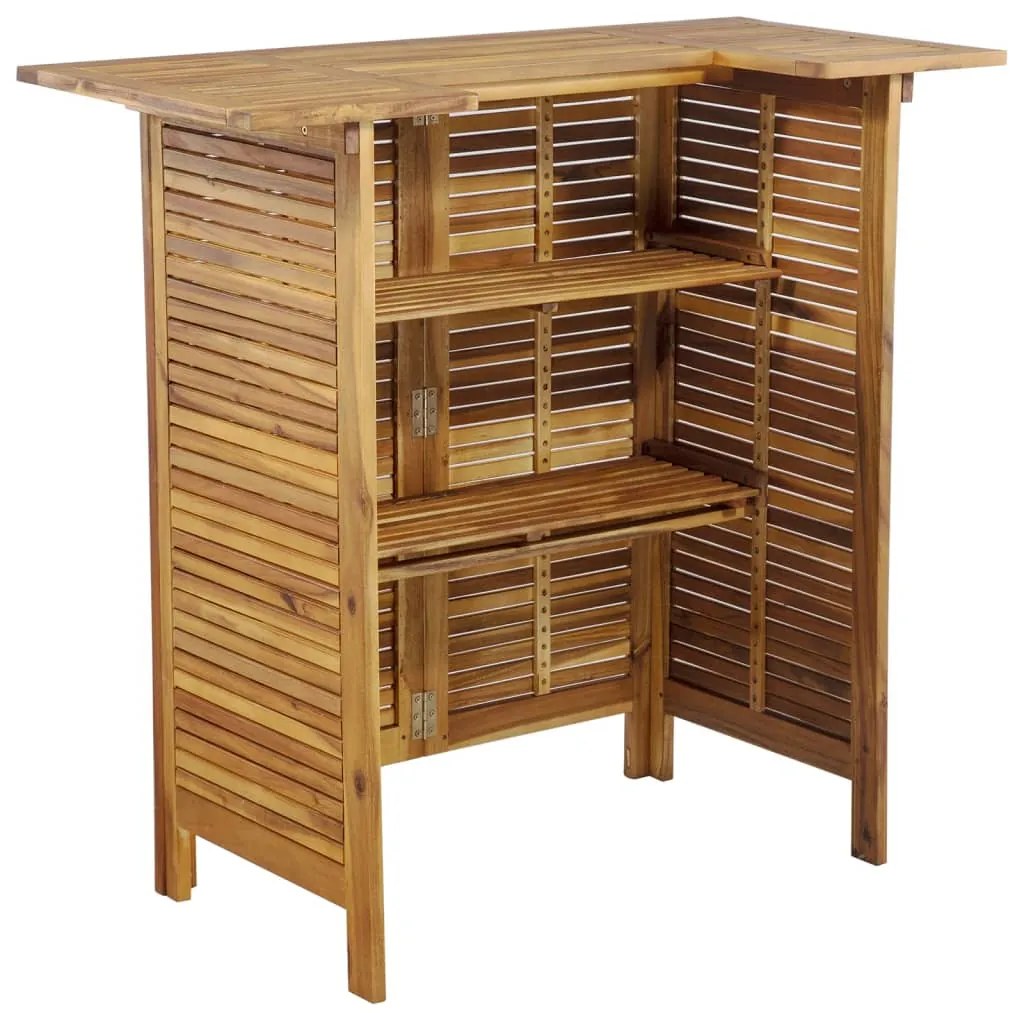 vidaXL Σετ Επίπλων Μπαρ Κήπου 5 Τεμαχίων από Μασίφ Ξύλο Ακακίας