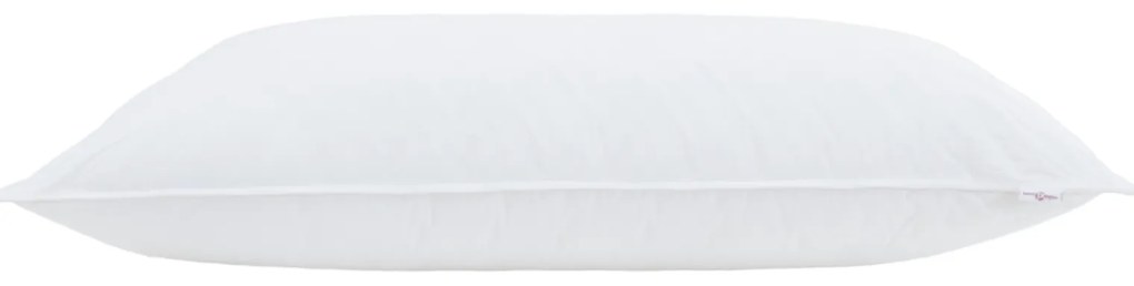 vidaXL Μαξιλάρι με μαξιλάρι Λευκό 40 x 80 εκ. 130gsm 100% βαμβάκι