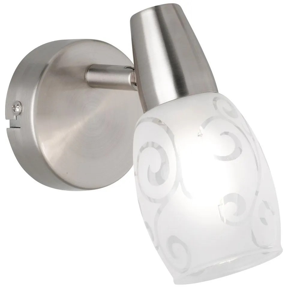 Φωτιστικό Τοίχου - Απλίκα Colmar R80021007 1xE14 28W 8x15cm Nickel Mat RL Lighting Metal