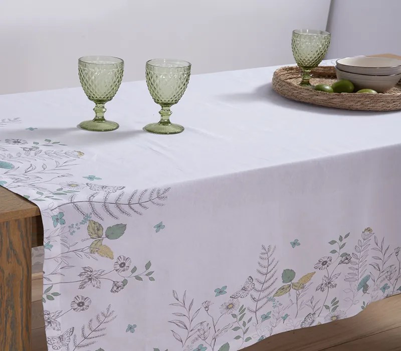 Τραπεζομάντηλο Spring Mood Ecru 140x180 - Nef-Nef Homeware