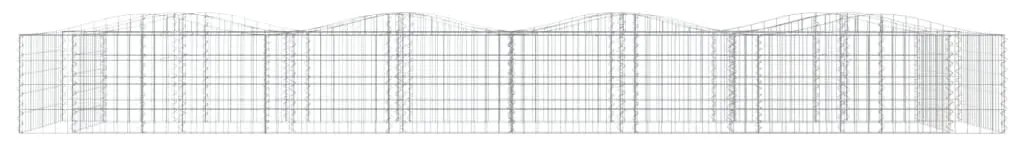 vidaXL Συρματοκιβώτιο Τοξωτό 400x100x50 εκ. από Γαλβανισμένο Σίδερο