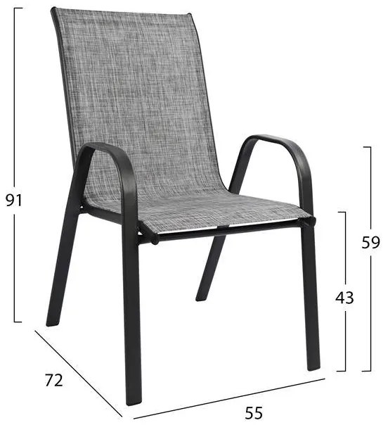 ΣΕΤ ΤΡΑΠΕΖΑΡΙΑΣ 3ΤΜΧ ΜΕ 2 ΚΑΡΕΚΛΕΣ &amp; 1 ΤΡΑΠΕΖΙ 60x60