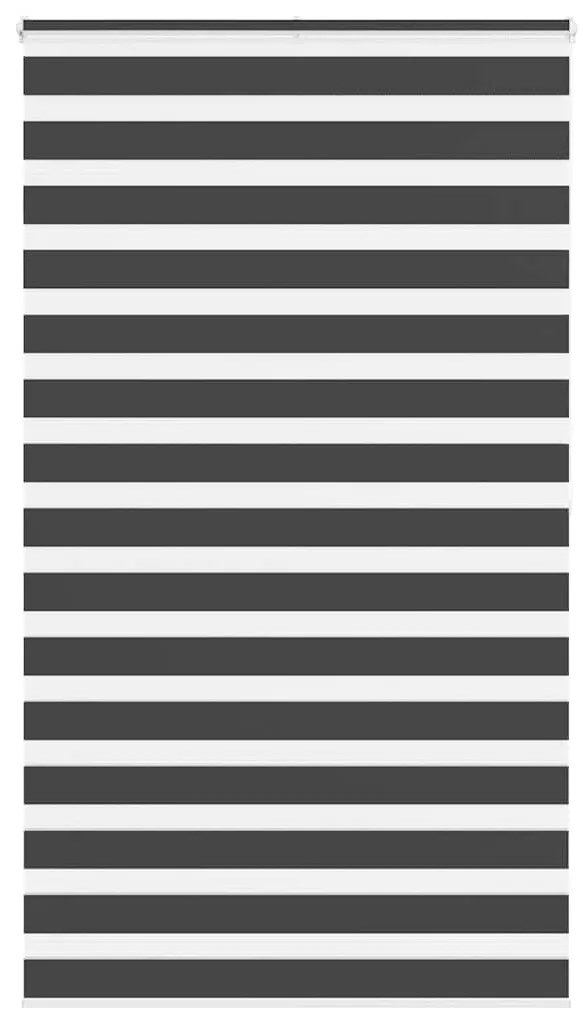 Ζέβρα τυφλή Μαύρο Πλάτος υφάσματος 120,9 εκ. Πολυεστέρας