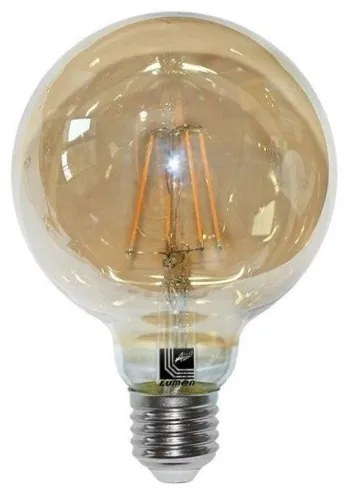 Λαμπτήρας LED E27 6W Γλόμπος Μελί Θερμό 2200k 600lm 13-2795600 Lumen Adeleq 13-2795600 Μελί