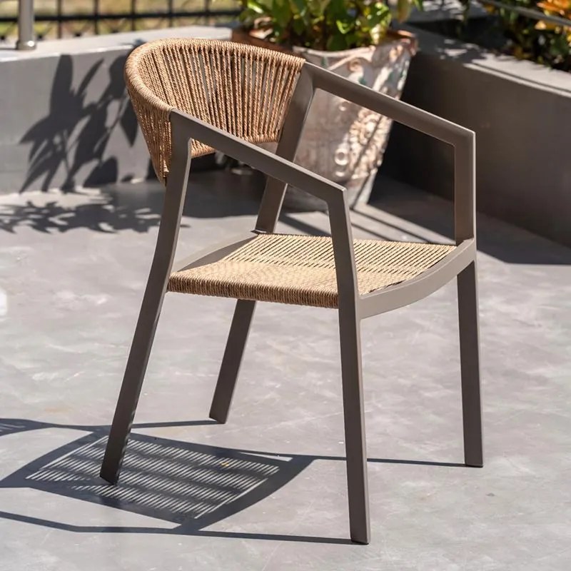Καρέκλα Djenne Fylliana Καφέ 57x61x81 εκ. 57x61x81 εκ.