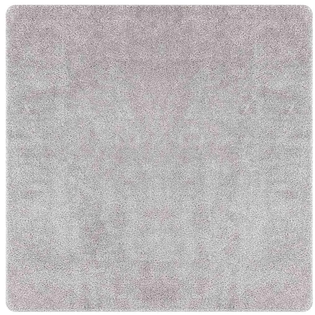 vidaXL Χαλί Γκρι 200 x 200 cm Πολυπροπυλένιο