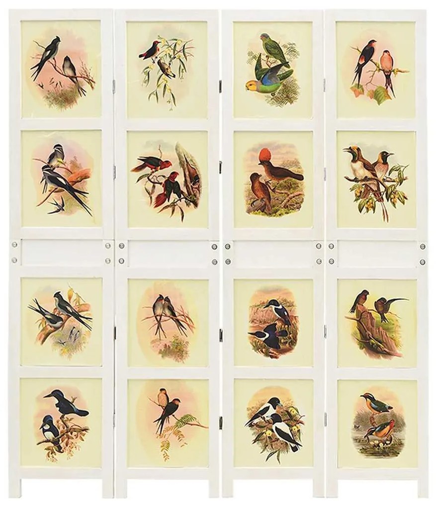 vidaXL Ρομδιβίδερ Πάνελ Λευκό 212 x 165 εκ. MDF