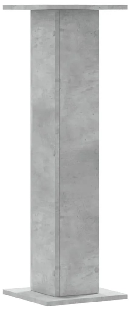 vidaXL Βάσεις Ηχείων 2 Τεμ. Γκρι Σκυρ. 30x30x95 εκ. Επεξ. Ξύλο