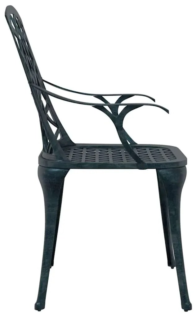vidaXL Καρέκλα Κήπου Πράσινο 61 x 60.5 x 93 εκ. Αλουμίνιο