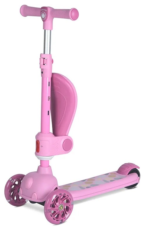 Πατίνι Scooter Jetster Plus Τρίτροχο Με Κάθισμα  Pink  10390240003  Lorelli