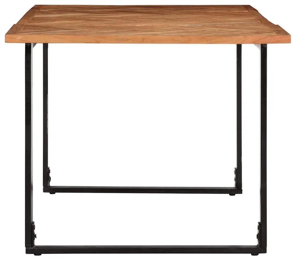 vidaXL Τραπεζαρία Κήπου 180 x 90 x 75 εκ. από Μασίφ Ξύλο Ακακίας