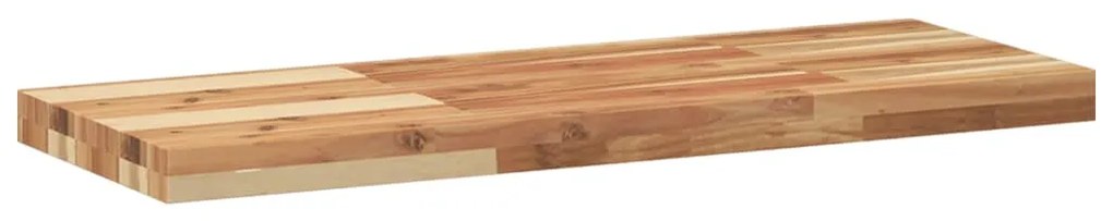 Ράφι Κρεμαστό 100x30x4 εκ. Φινίρισμα Λαδιού Μασίφ Ακακία - Καφέ