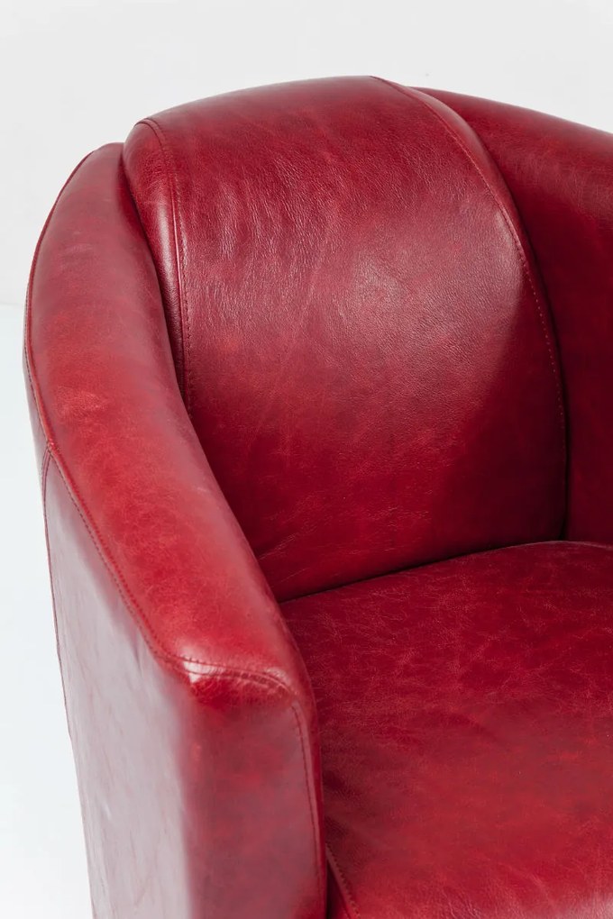 Πολυθρόνα Cigar Lounge Κόκκινη 72x83x70εκ - Κόκκινο